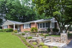 addition, family room, hardscape, outdoor living, stone veneer, brick, bluestone