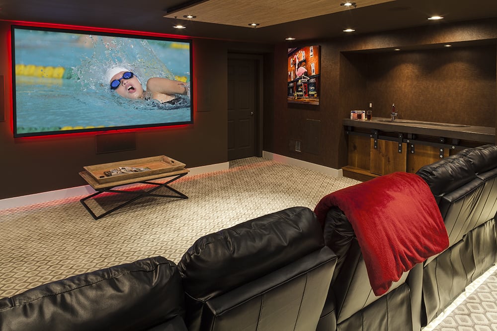 Basement home theater owings brothers contracting