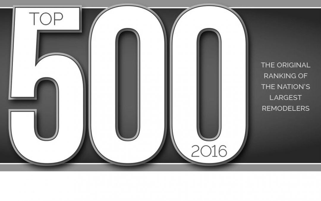 2016 Qualified Remodeler Top 500