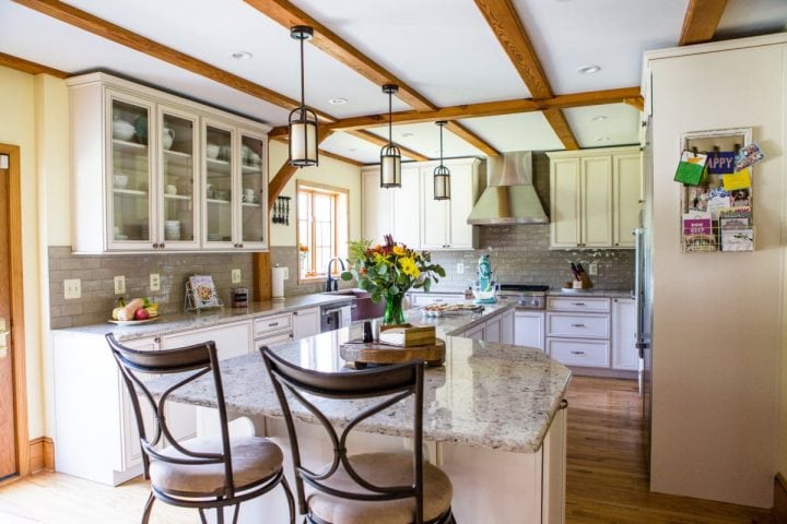 bright remodeled transitional style kitchen