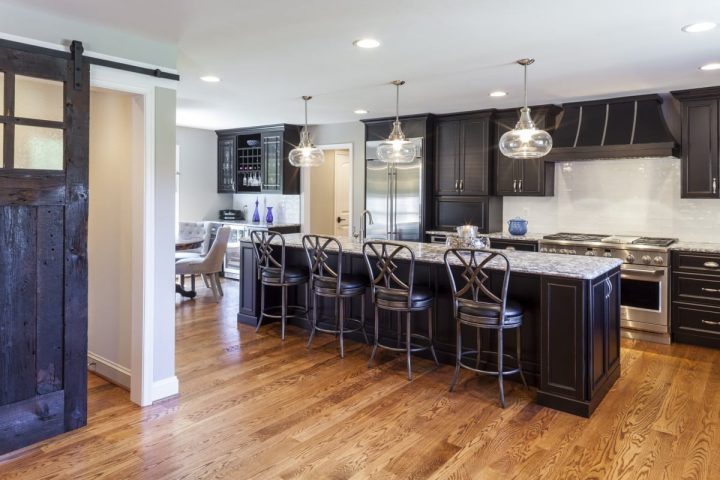 open floor plan kitchen remodel