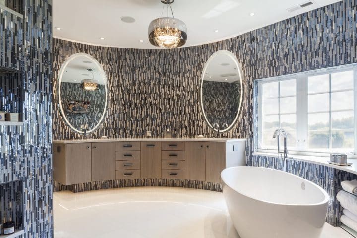 custom master bath retreat with curves