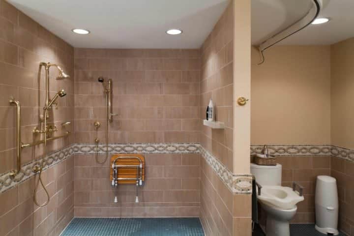 Aging in Place remodeling for bathroom by Owings Brothers Contracting, Maryland