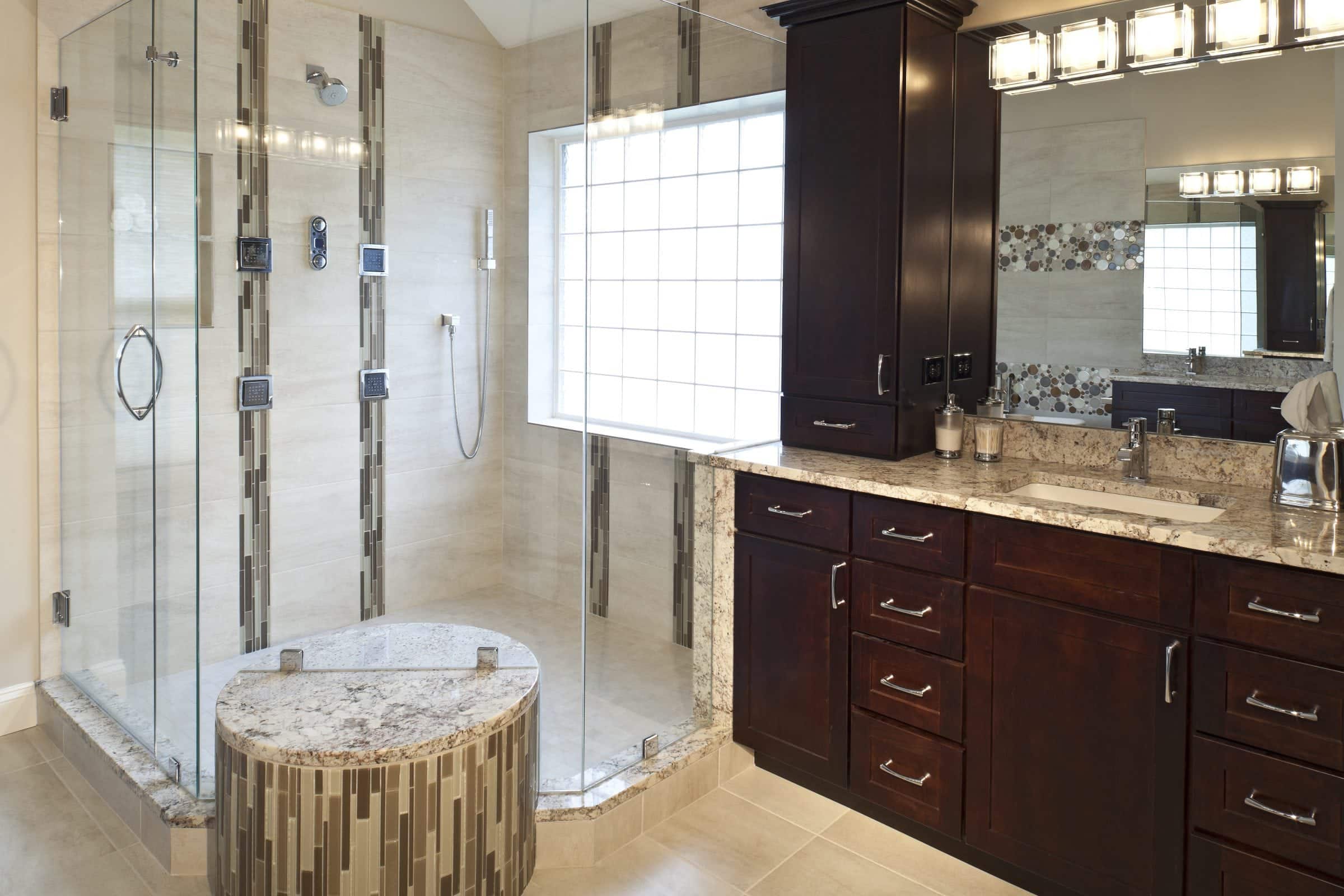 luxurious bathroom remodel