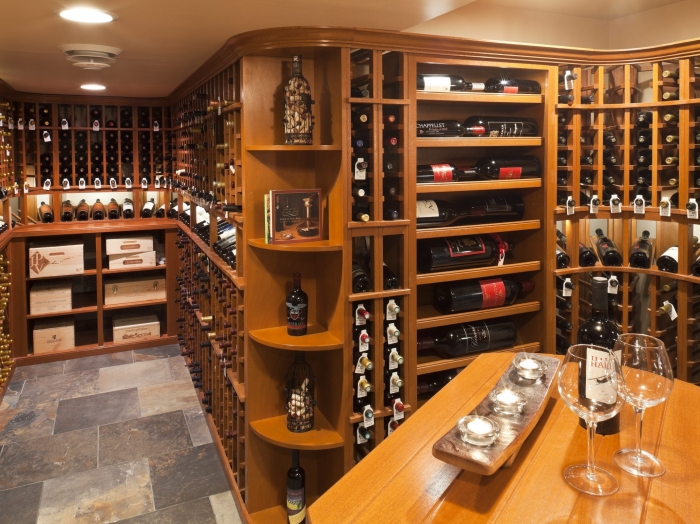 Wine cellar by Owings Brothers Contracting