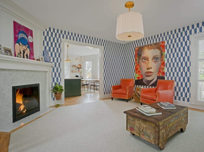 Contemporary interior remodel suburban home by owings brothers contracting