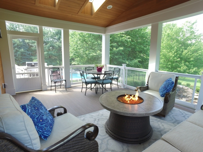 Howard County whole house remodel with screened porch by owings brothers contracting