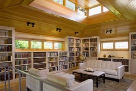 Modern home library