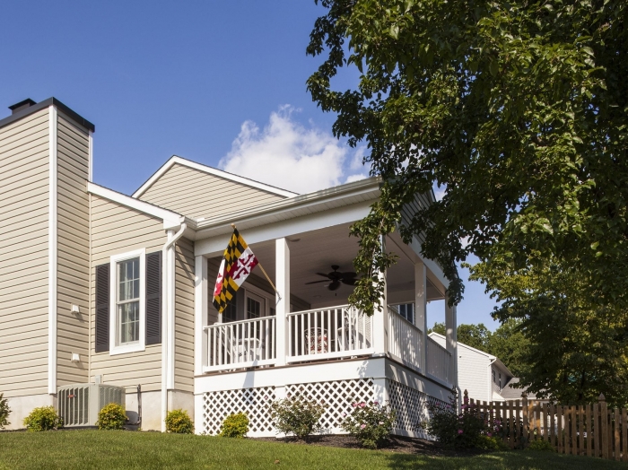 Catonsville family room and porch addition by Owings Brothers Contracting
