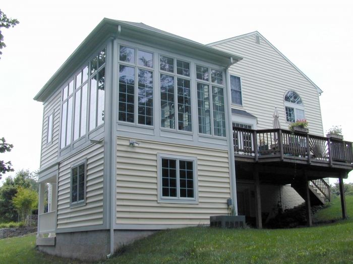 Contemporary sunroom addition in Howard County MD by Owings Brothers Contracting