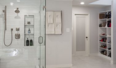 Luxurious Master Bath Remodel by Owings Brothers Contracting