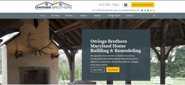 Owings Brothers Contracting Craftsmanship adds value and people add warmth.