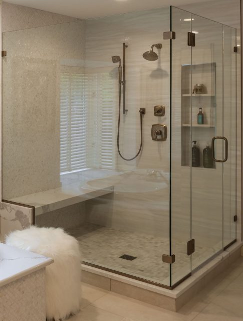 Luxurious Master Bath Remodel by Owings Brothers Contracting