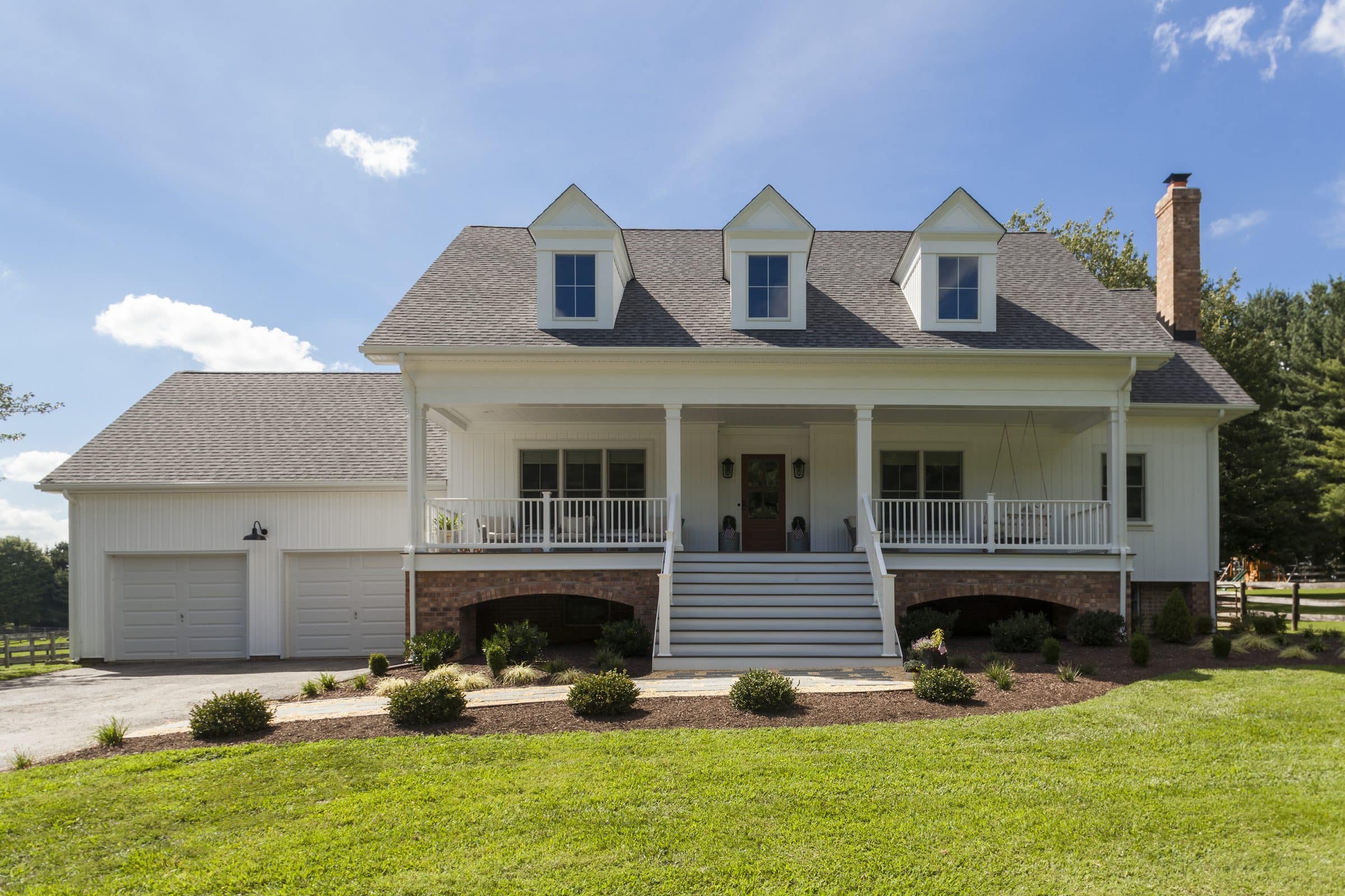 split foyer transformed to cape cod