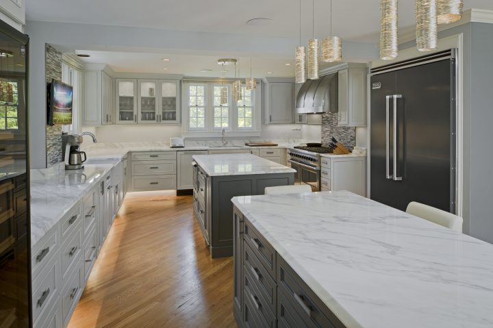 Marble Kitchen Baltimore Remodel