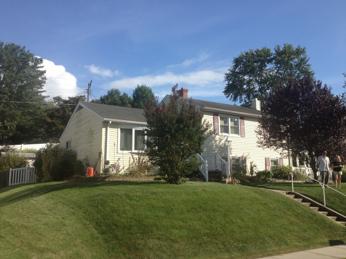 second floor addition during photos