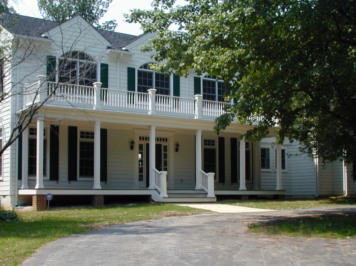 second floor addition on rancher mid construction