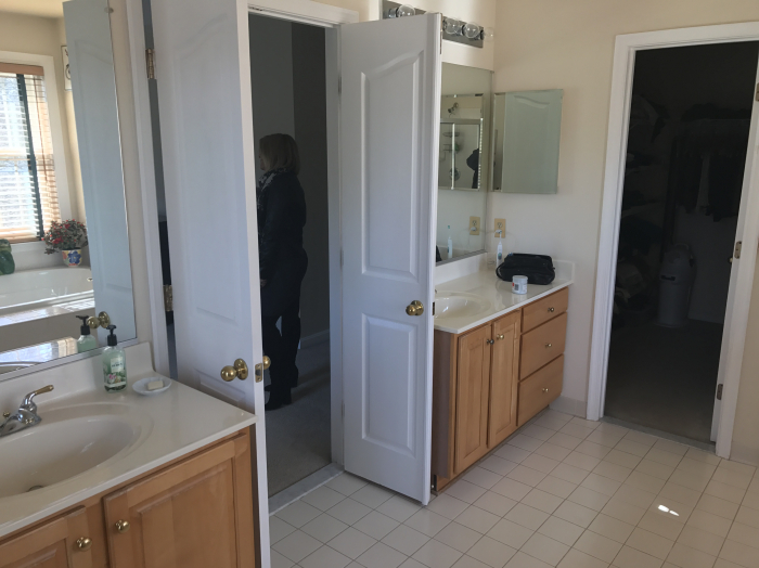 before bathroom remodel