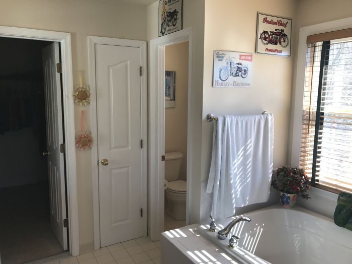 before bathroom remodel