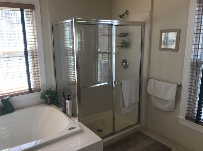 before bathroom remodel