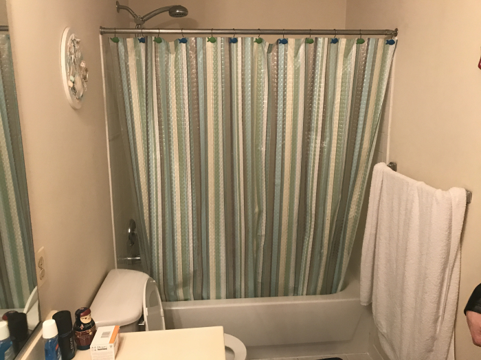 before bathroom remodel