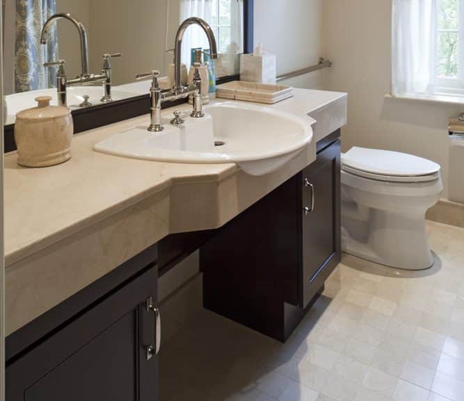 wheel chair accessible vanity