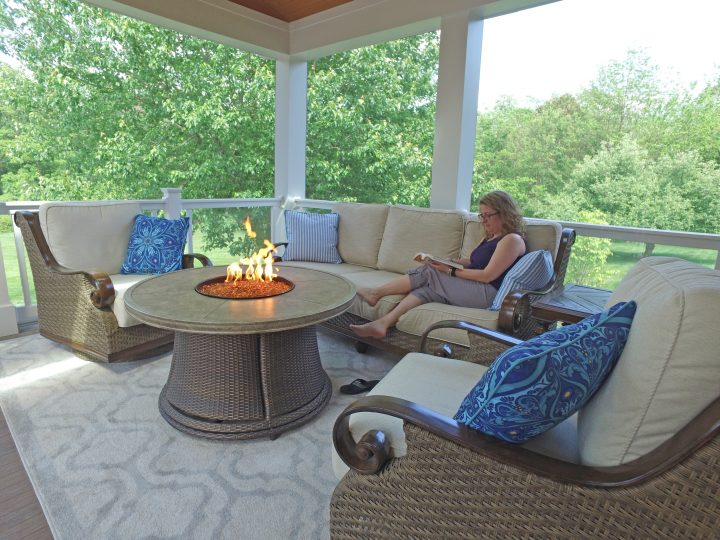fireplaces on screened porches, owings brothers contracting