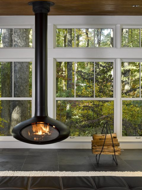 sunroom fireplace, owings brothers contracting