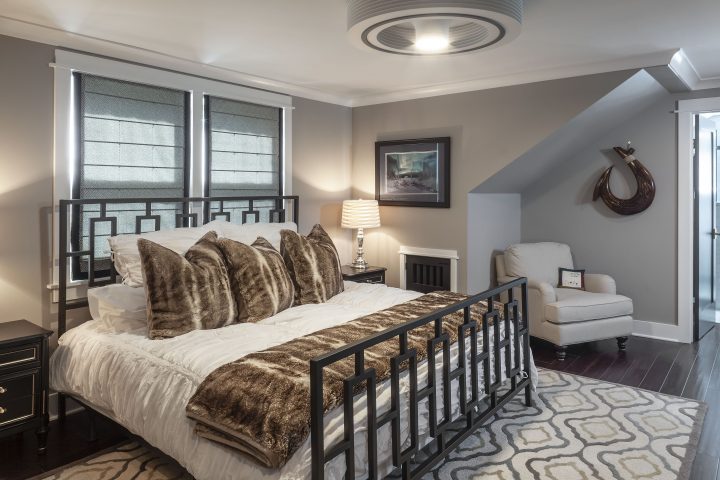 attic converted to master suite
