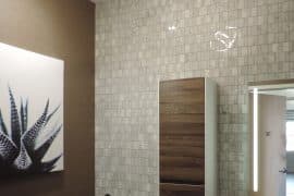 LED semi-flush lighting and mirror lighting for bathroom