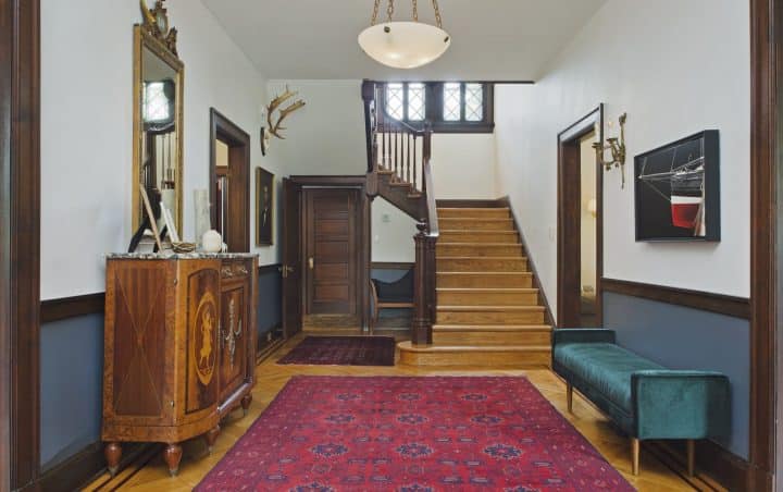 historic home foyer