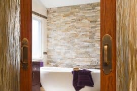 interior glass sliding barn door