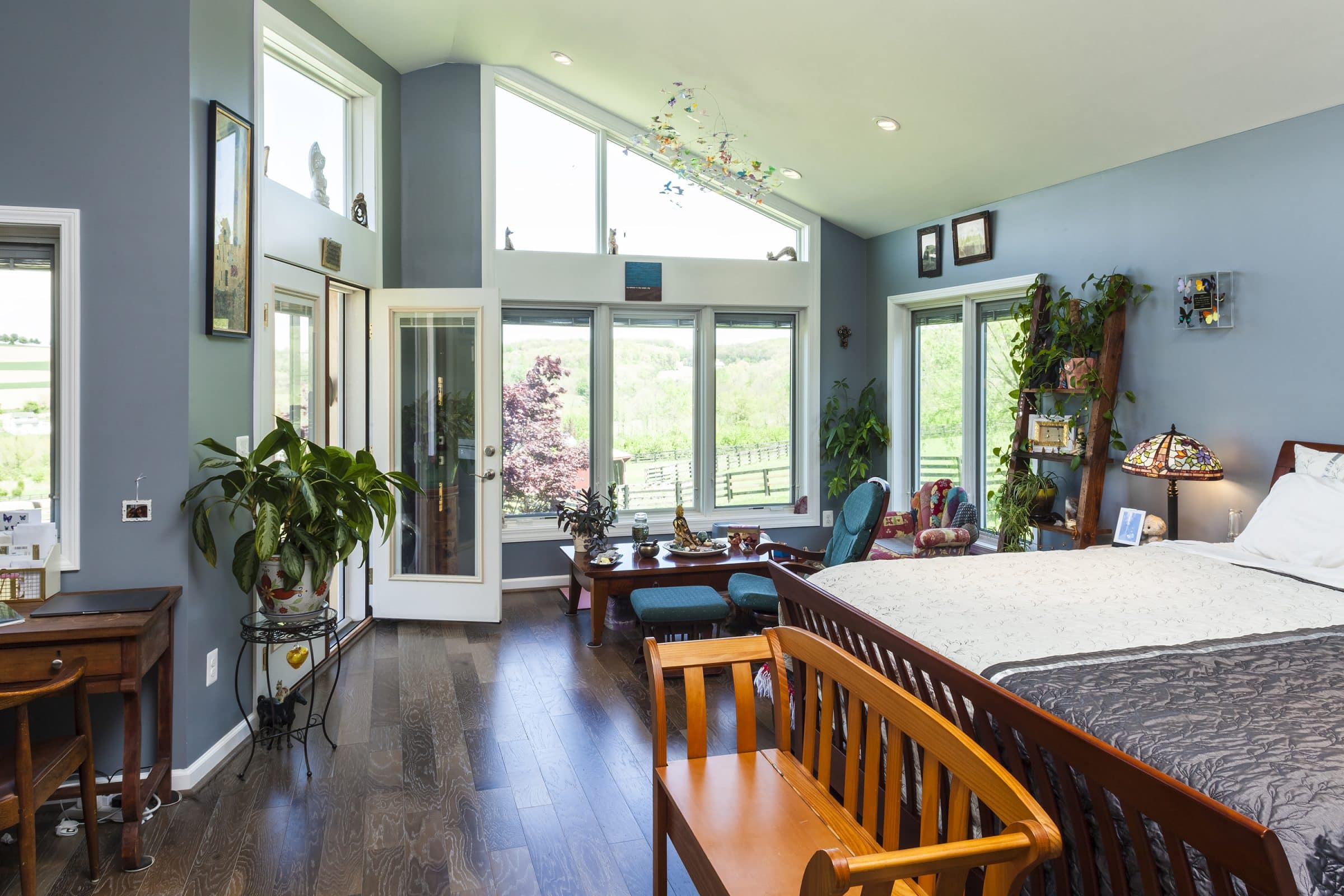 master suite addition with balcony