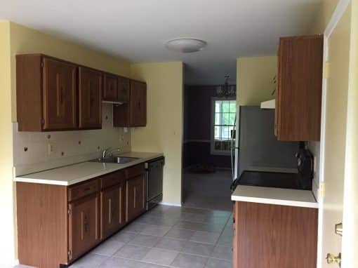 kitchen expansion throughout first floor living and dining room