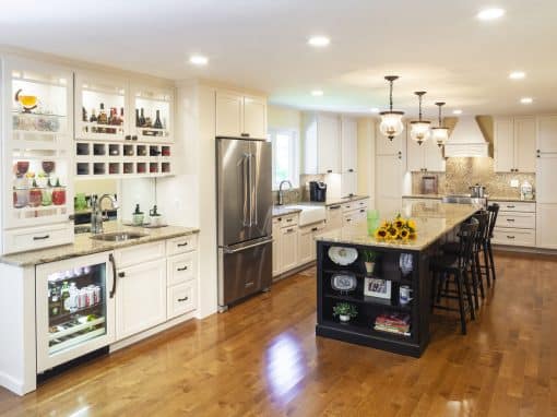 kitchen for the home baker with large island