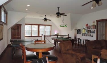 bonus room in second story garage addition