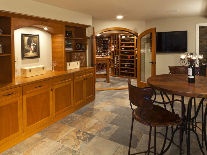 custom wine cellar