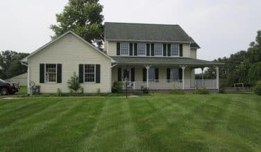 home with attached garage