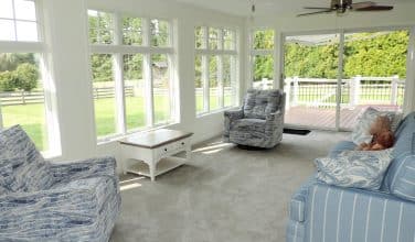 beautiful sunroom for enjoying the scenic outdoors