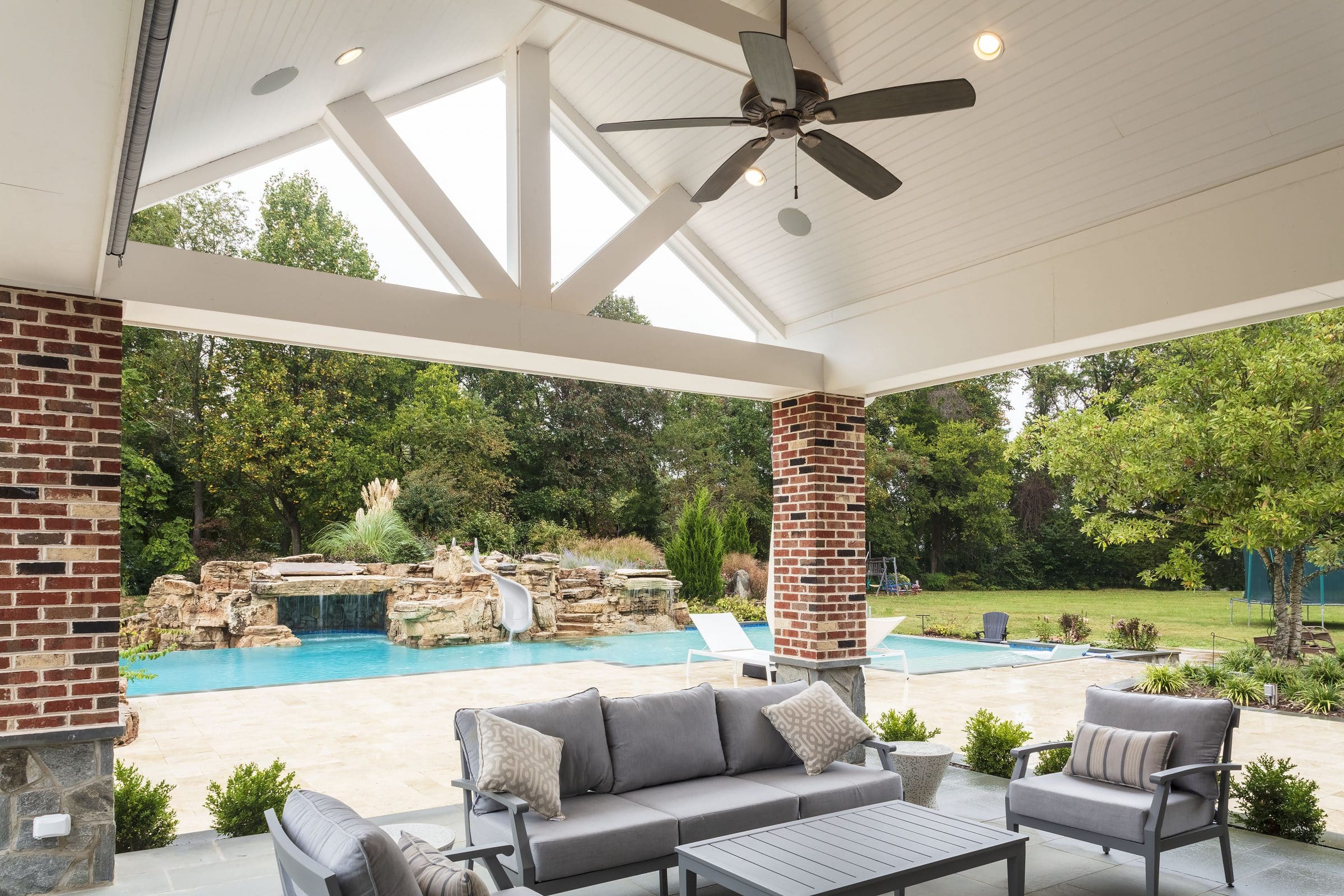 pool outdoor living space