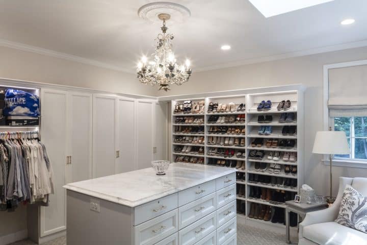 luxury walk-in closet