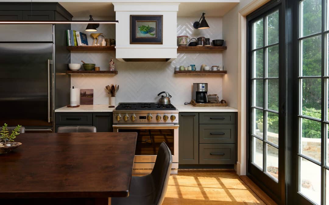 Painted Kitchen Cabinetry Rustic Charm