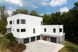 modern two story addition