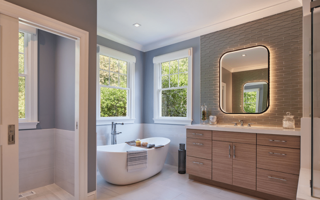 Earth-Tone Bathroom Tile Ideas for Your Master Suite