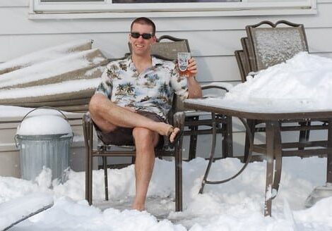 no more snow shoveling