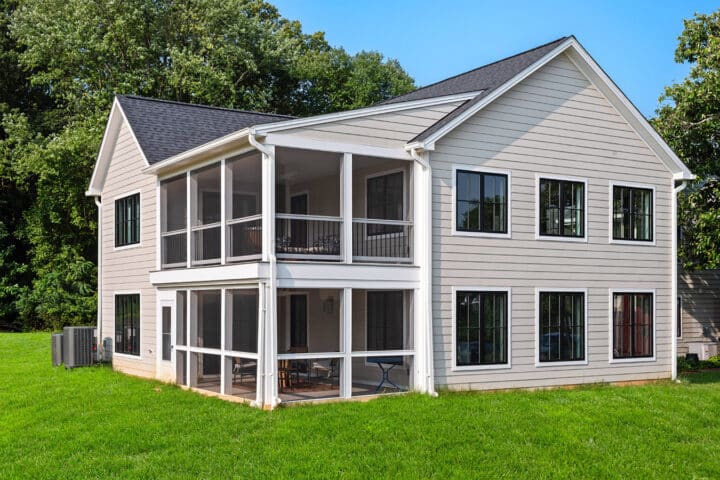 large modern merged living addition